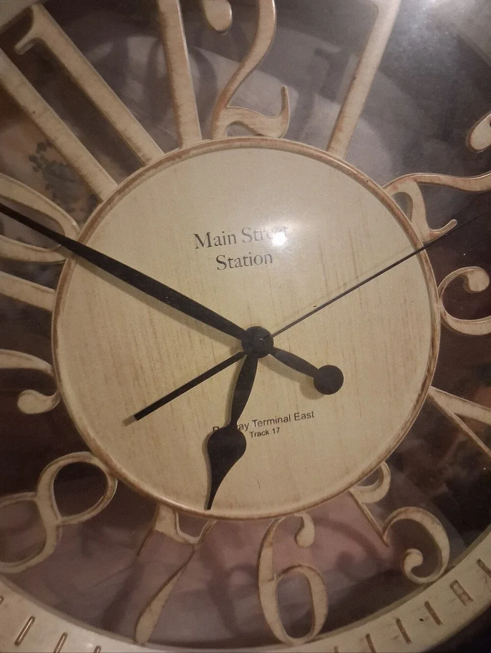 Vintage Main Street Hanging Wall Clock